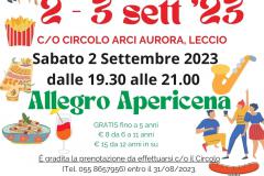 FestAllegra, 2 e 3 settembre a Leccio