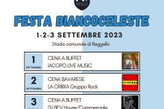 Festa Biancoceleste - dal 1 al 3 settembre allo Stadio di Reggello