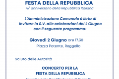 Festa della Repubblica 2022 a Reggello