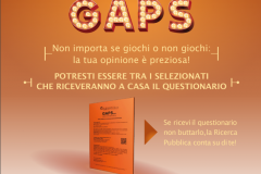 Locandina sondaggio GAPS - Reggello